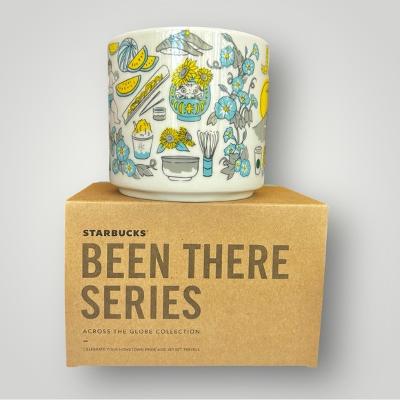 Japan Summer Yellow Travel Starbucks Been There Mug 14oz Collectible Souvenirs - Picture 2 of 16